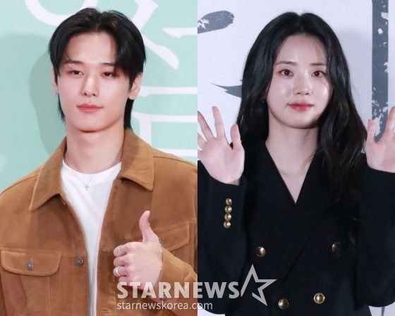 더보이즈 주연, 신시아 /사진=스타뉴스 