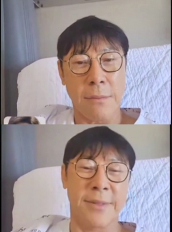신태용 대한축구협회 부회장이 영상 인터뷰를 진행하고 있다. /사진=서정석씨 SNS 캡처