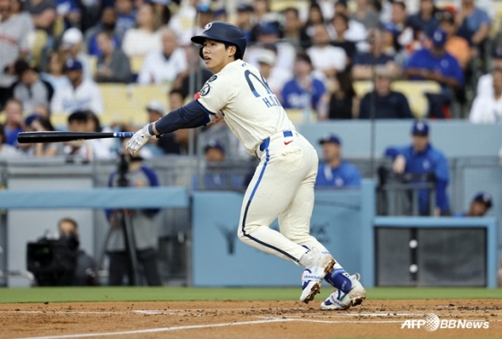 15일 경기에서 안타를 때려낸 김혜성. /AFPBBNews=뉴스1