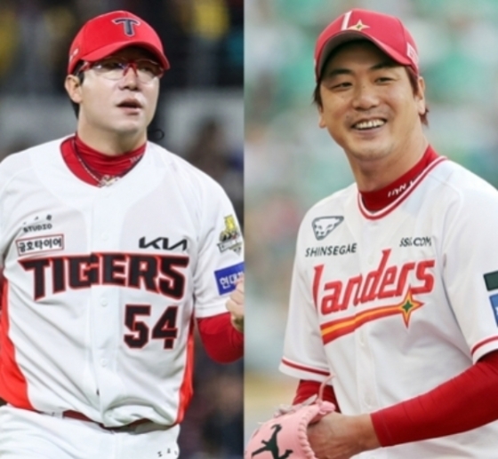 KIA 양현종(왼쪽), SSG 김광현. /사진=KIA 타이거즈, SSG 랜더스 제공