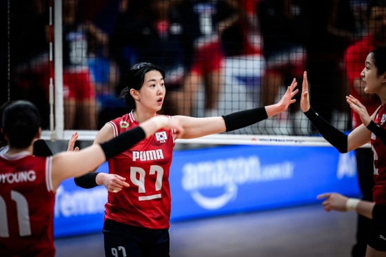 한국 여자대표팀 주장 강소휘. /사진=국제배구연맹(FIVB) 홈페이지 캡처