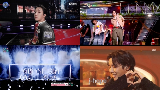 제이홉 / 사진=Mnet, KBS, MBC, SBS