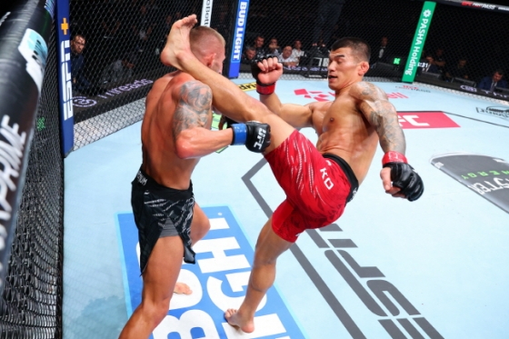 고석현(오른쪽). /사진=UFC 제공