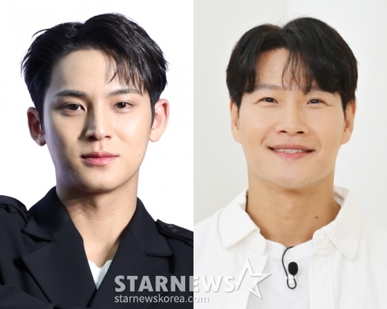 세븐틴 민규, 김종국 /사진=스타뉴스