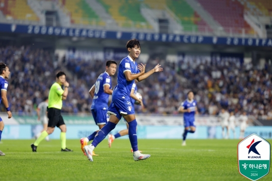 2007년생 수원 삼성 공격수 박승수. /사진=한국프로축구연맹 제공
