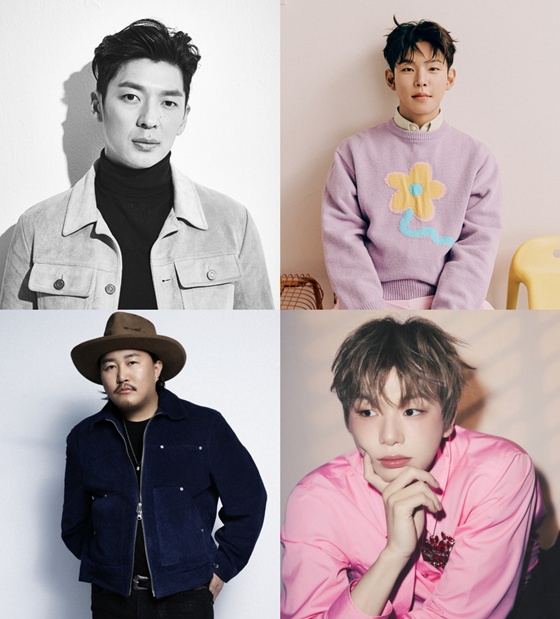 팀, 폴킴, 조째즈, 강다니엘 /사진제공=각 소속사