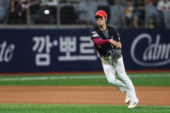 26일 경기에서의 박찬호의 수비 모습. /사진=KIA 타이거즈