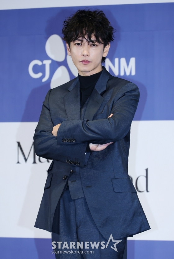 일본 배우 사토 타케루가 26일 오후 서울 구로구 신도림 라마다 호텔에서 진행된 드라마 &#039;내 남편과 결혼해줘&#039; 일본판 제작발표회에 참석해 포즈를 취하고 있다. /2025.06.26 /사진=이동훈 photoguy@
