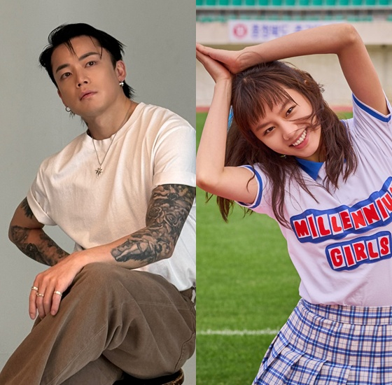왼쪽부터 우태, 혜리 /사진=우태 인스타그램, &#039;빅토리&#039; 스틸
