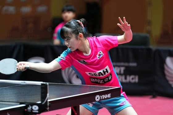 U15 여자단식 동메달 허예림(화성도시공사). /사진=대한탁구협회 제공