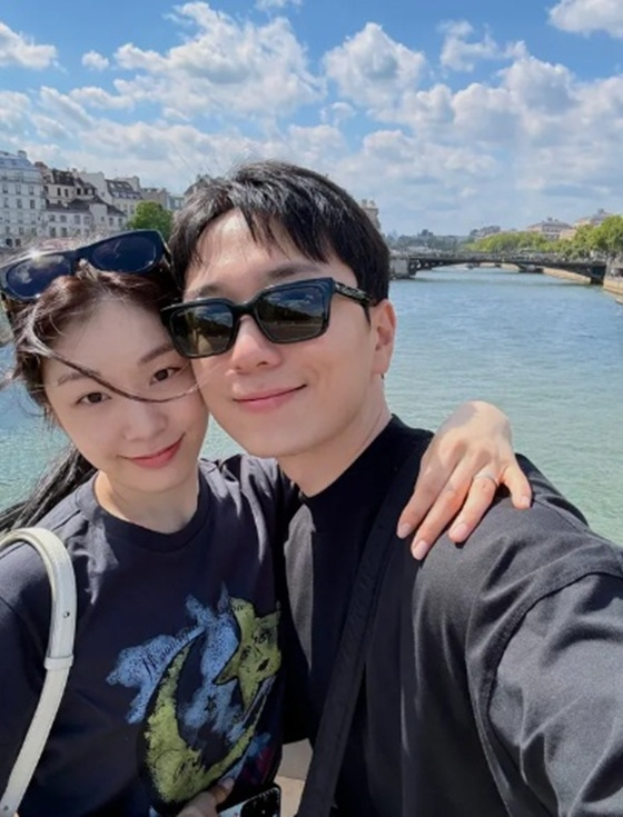 김연아, 고우림 /사진=김연아 SNS