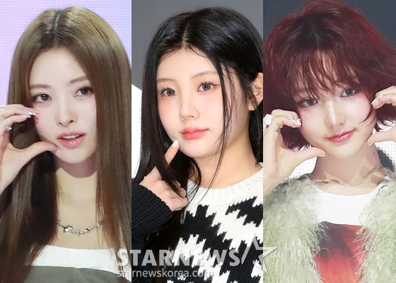 미야오 안나, 아일릿 원희, 키키 지유(왼쪽부터) /사진=스타뉴스