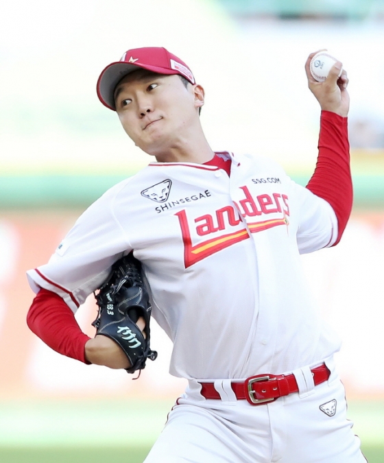 김건우. /사진=SSG 랜더스 제공