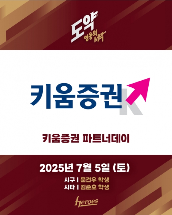 키움이 5일 한화전 키움증권 파트너데이를 연다. /사진=키움 히어로즈 제공