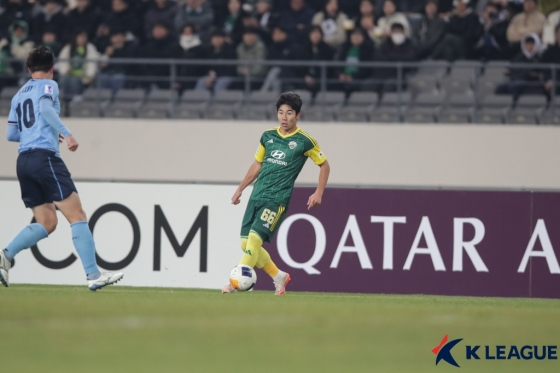 전북 현대 풀백 김태현. /사진=한국프로축구연맹 제공