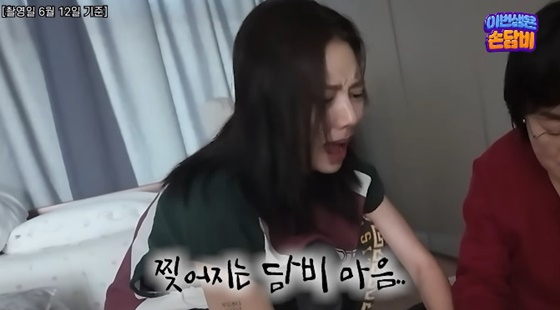 손담비/사진=유튜브 담비손