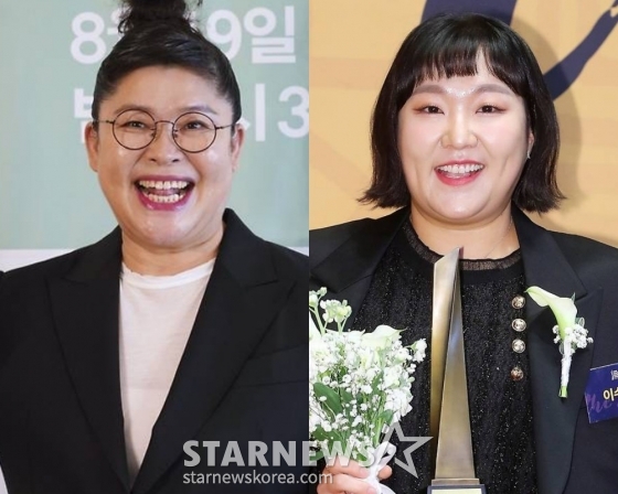 코미디언 이영자(왼쪽), 이수지 /사진=스타뉴스