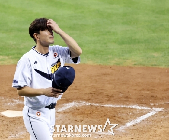 두산 베어스 김재호의 은퇴 경기 모습. /사진=강영조 선임기자