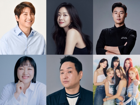  류수영, 조보아, 최현석, 스테이씨, 구성환, 이수지(왼쪽 위부터 시계방향) 