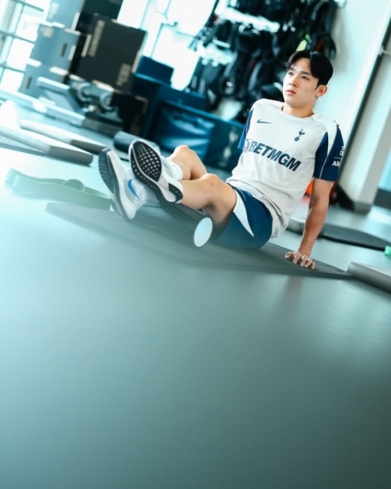 양민혁. /사진=토트넘 핫스퍼 공식 SNS