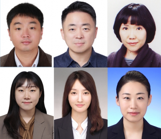 2025년 2분기 체육기자상 수상자들. (왼쪽부터 시계 방향으로) 연합뉴스 하남직 기자, SBS 서대원 기자, 스포츠조선 전영지 기자와 김가을 기자, 연합뉴스TV 박수주 기자와 신현정 기자. /사진=한국체육기자연맹