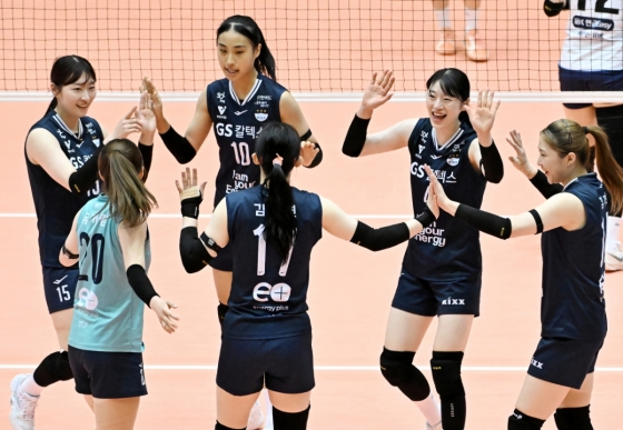  2025 한국실업배구연맹&amp;프로배구 퓨처스 챔프전 단양대회 남자부 정상에 오른 GS칼텍스. /사진=한국배구연맹(KOVO) 제공