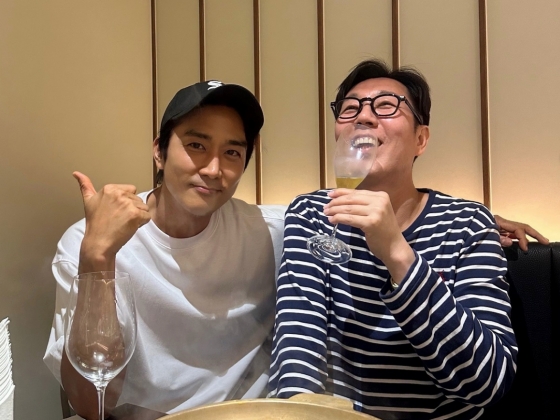 송승헌, 김영철 /사진=송승헌 SNS