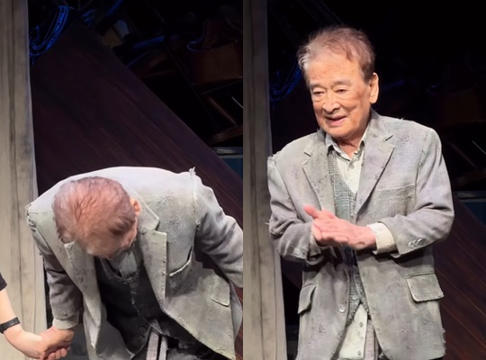 /사진=2024 '고도를 기다리며를 기다리며' 커튼콜 영상 캡처