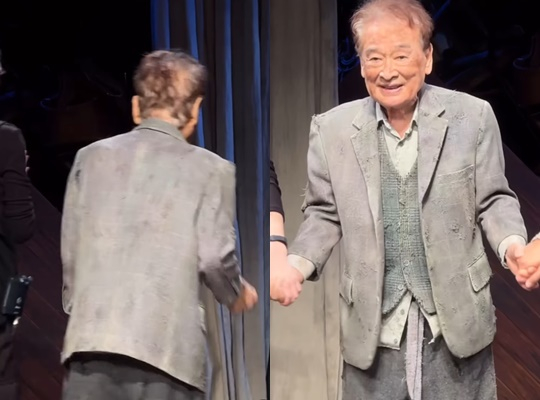 /사진=2024 '고도를 기다리며를 기다리며' 커튼콜 영상 캡처