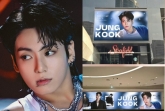 '정국의 더 위대한 솔로 활동을 기다립니다!' 방탄소년단 정국 中팬클럽, 대규모 軍전역 서포트