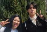 ♥구본승은 어쩌고..김숙, BTS 진과 투샷에 '찐 웃음'