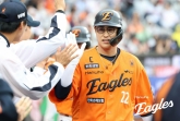 심우준 잃은 한화 내야 천만다행... '쇄골 타구 직격' 채은성, 골절 아닌 타박상 소견