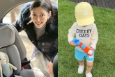 '에릭♥' 나혜미, 폭염 속 아들과 일상.."처음 입어본 수영복"