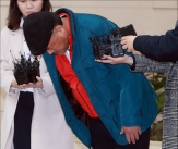 성폭행 혐의 김흥국, 경찰 출석