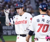 [포토] 나승엽 &#39;연패는 없다&#39;
