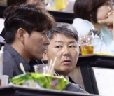 [포토] 김원형-강인권 &#39;WBC 옥석 작전 스타트&#39;