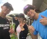 뉴진스 다니엘, 활동 중단하더니..박보검·션과 러닝 인증샷 [스타이슈]
