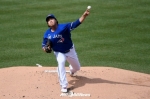 류현진 공이 안 온다, 안 아픈데 이런 모습은 처음 [국민감독 김인식의 MLB 通]