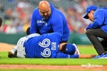 류현진, 그 고통에도 달려가 1루 송구하다니... 역시 대단한 선수 [국민감독 김인식의 MLB 通]