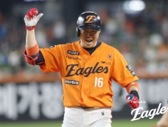 '5월 타율 3할' 하주석 9번→2번타자 출격, '허벅지 통증' 이진영 선발 제외... 롯데전 선발 라인업 발표 [대전 현장]