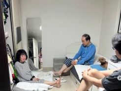 '김태현♥' 미자, 친정집 초상집 분위기..야위어진 父 장광 "하늘 무너지는 표정"