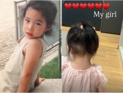 '이병헌♥' 이민정, 엄마 붕어빵 딸..17개월에 분위기가 남달라