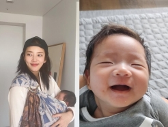 '손담비♥' 해이, 자는 모습도 사랑스럽네.."토요일 바이브" 보니