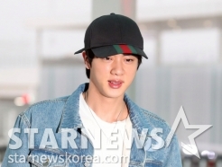 완전체 카운트다운..방탄소년단 진, 스타랭킹 남자아이돌 '3위'