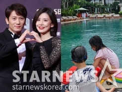 "태국 럭셔리 호텔서 포착"..지성♥이보영 두 자녀, '폭풍 성장' 근황 [스타이슈]