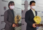 김상수 &quot;FA 형들 계속 조르는 중&quot;... 강민호 &quot;저 미아예요&quot; 너스레 [★현장]