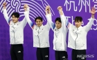 '금 7개→4개' 中 자존심 꺾은 '韓 수영 황금세대', 계영 800m 金 '진짜는 이제 시작' [항저우 현장]