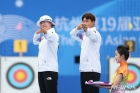 '금메달은 처음이라' 이우석-임시현의 귀여운 오해 &quot;탁구팀에 화답한 세리머니였죠&quot; [항저우 현장인터뷰]