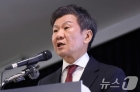 기자회견 맞아? 정몽규, 공약이 12개인데 &quot;자세한 건 생각 중, 지금 공개 못 해&quot;... 허울만 있고 알맹이 없었다 [신문로 현장]
