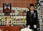 故송대관 영결식...추도사하는 태진아[★포토]